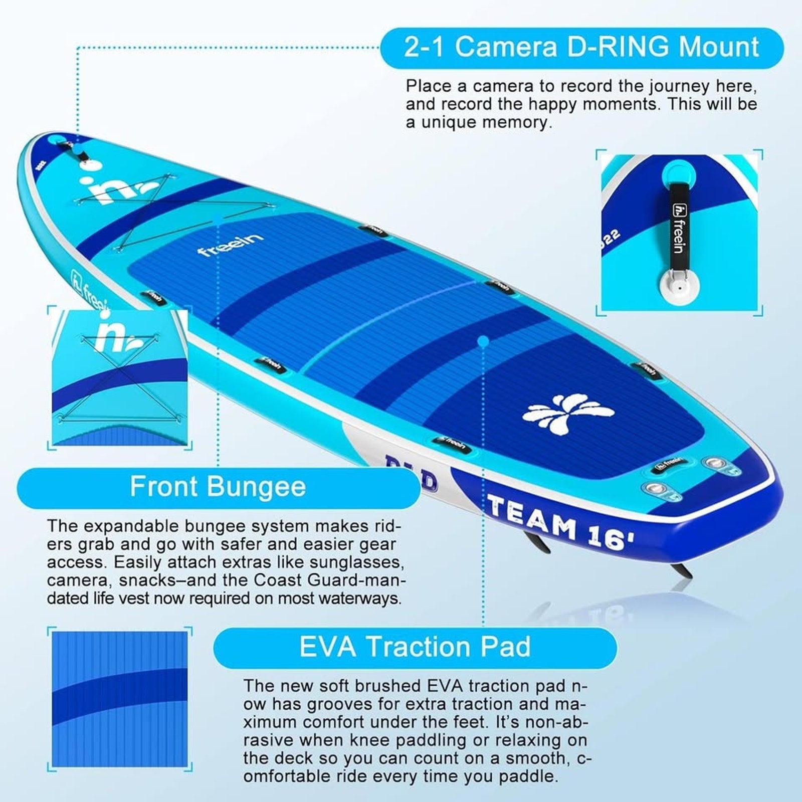 Freein 14 /15 /16  Inflatable Team SUP Kit