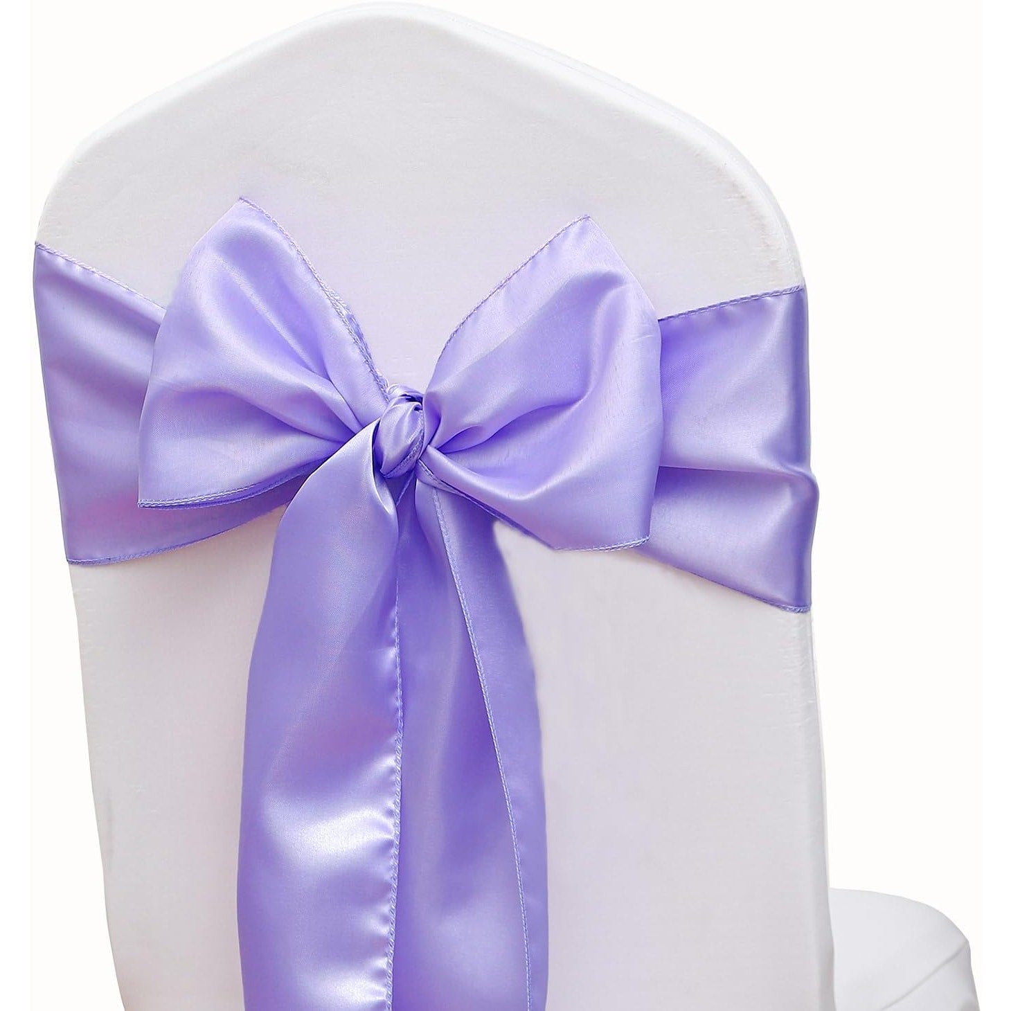 Lavender Chair Sashes: A Touch of Elegance and Romance for Any Occasion (60pc)