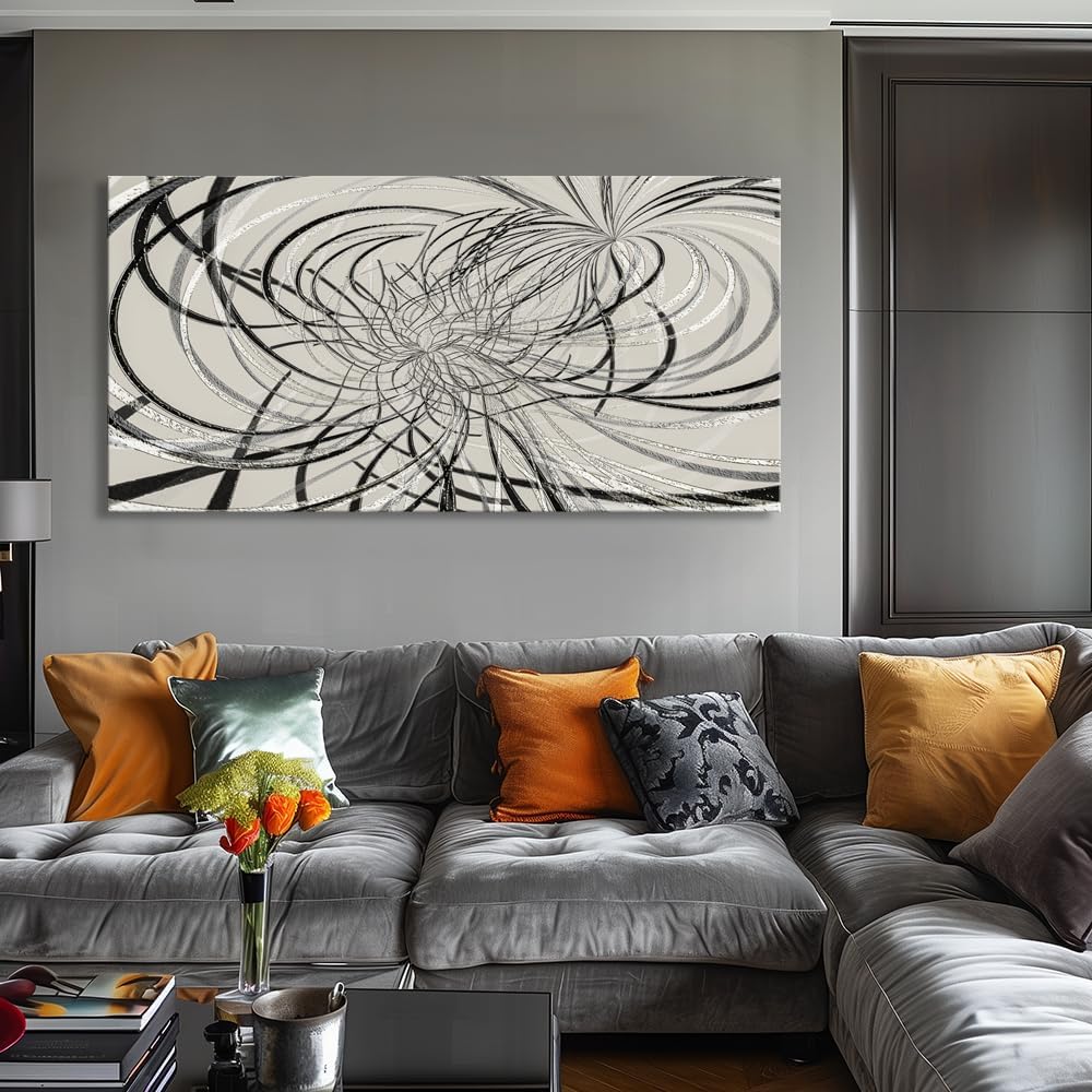 Abstract Lines Art Prints 24“x48” for Decoration