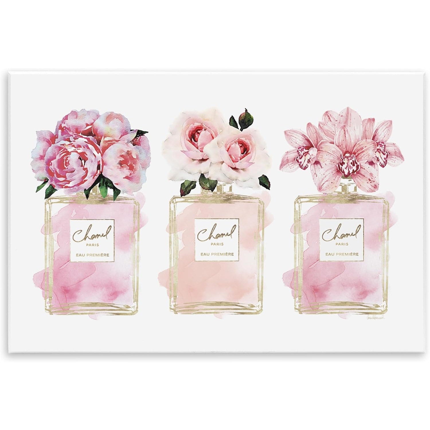 Pink Flowers and Perfumes Glam Fashion