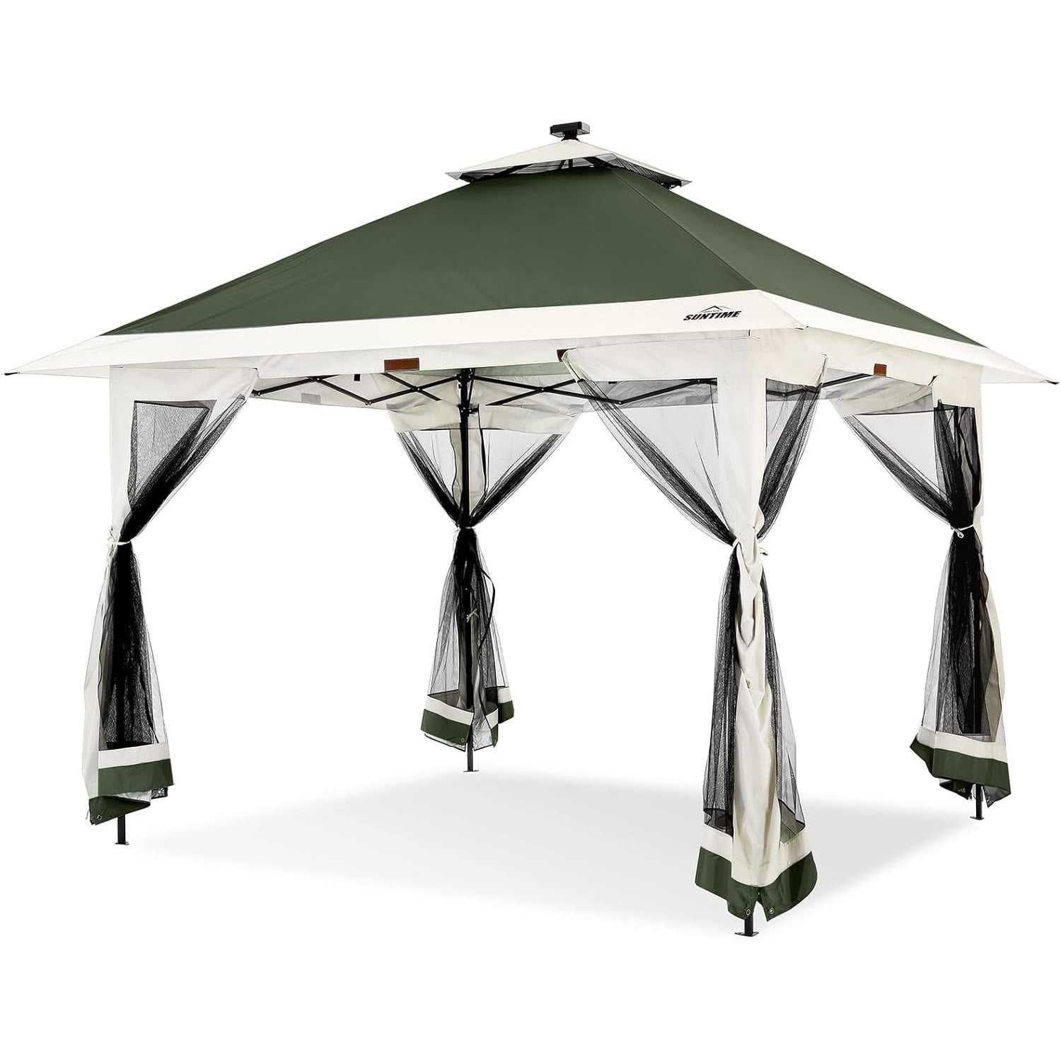 Suntime 12 x 12 Pop Up Gazebo with LED Lights