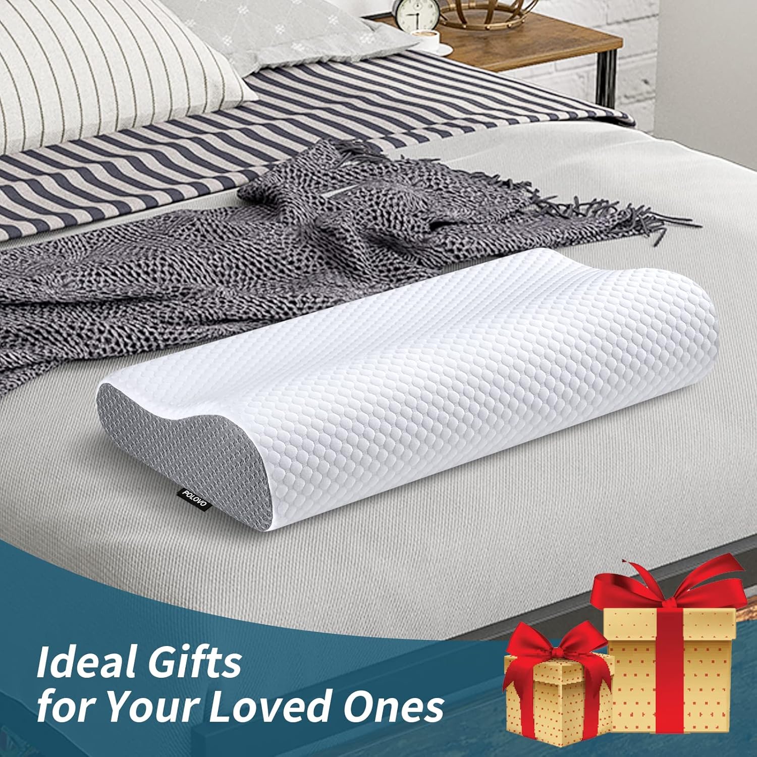 Memory Foam Neck Pillow for Pain Relief