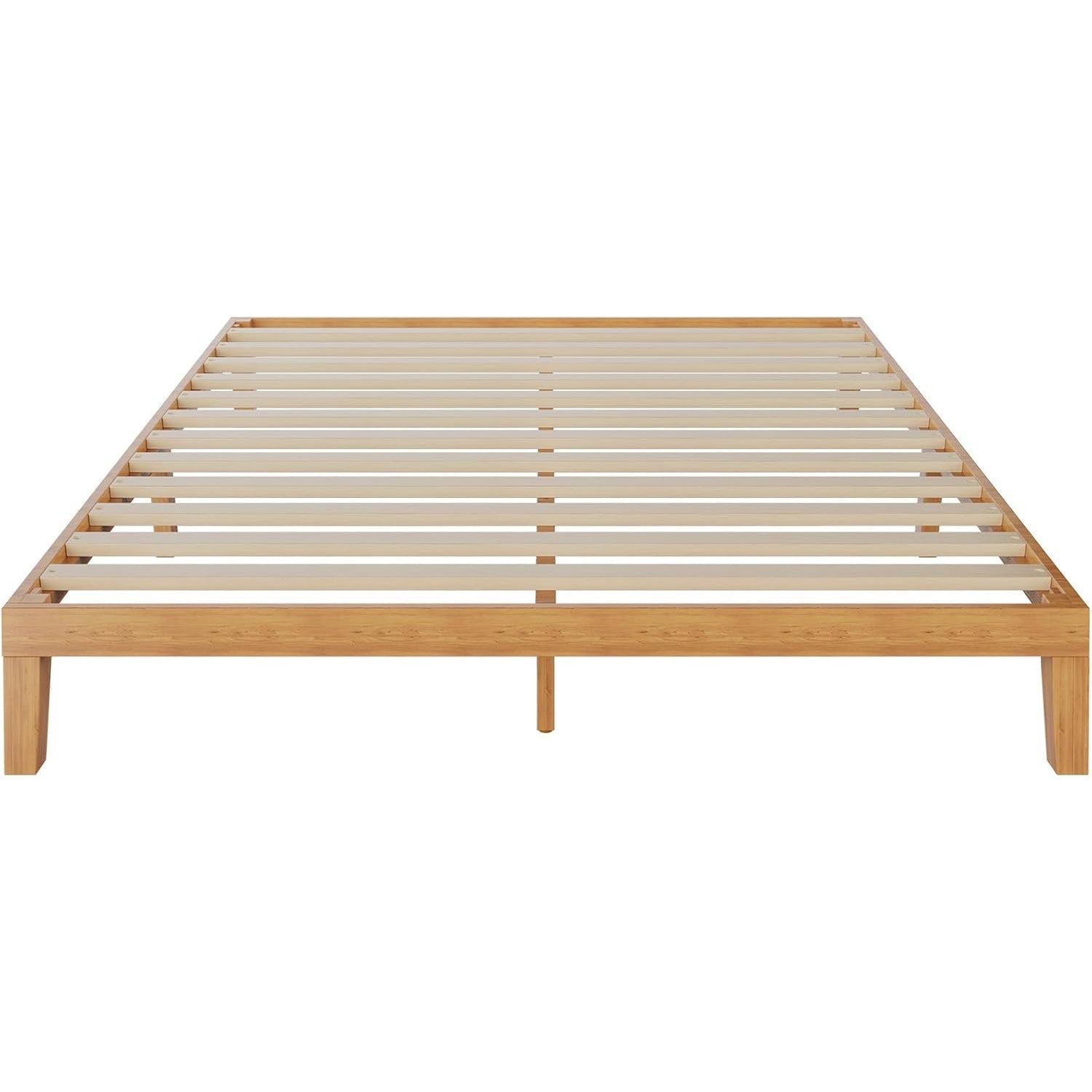 Yapamar Queen Pine Wood Platform Bed Frame