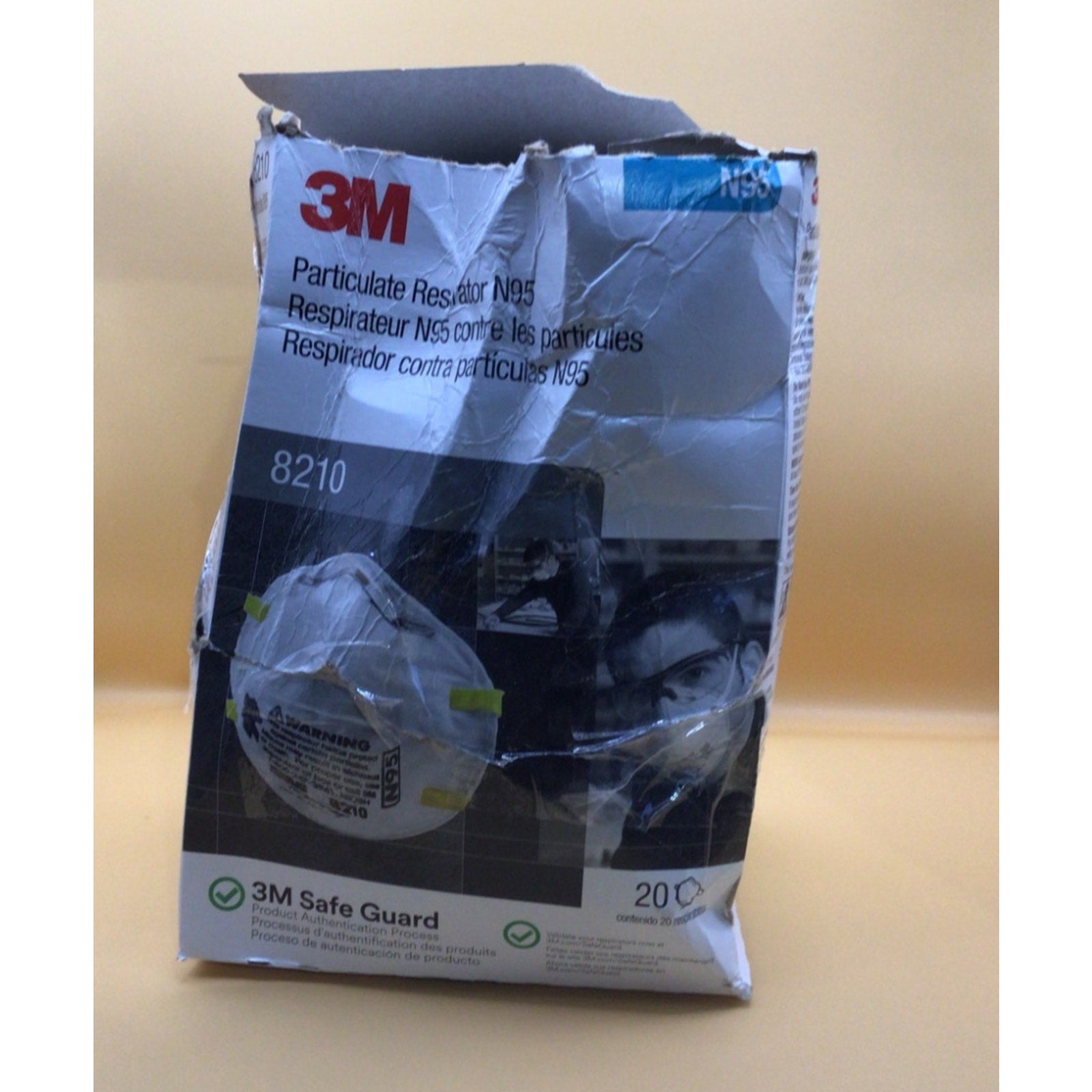 3M N95 Particulate Respirator Face Mask (8210)