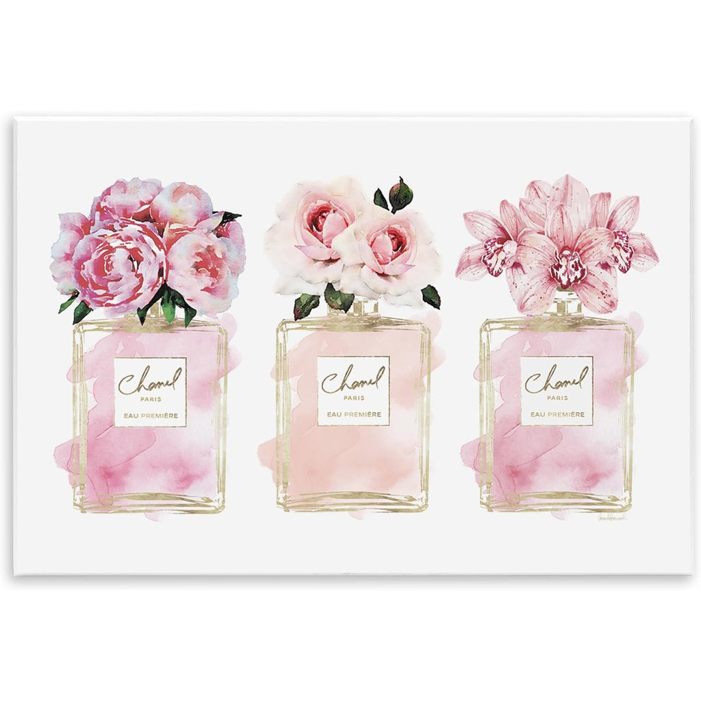 Pink Flowers and Perfumes Glam Fashion