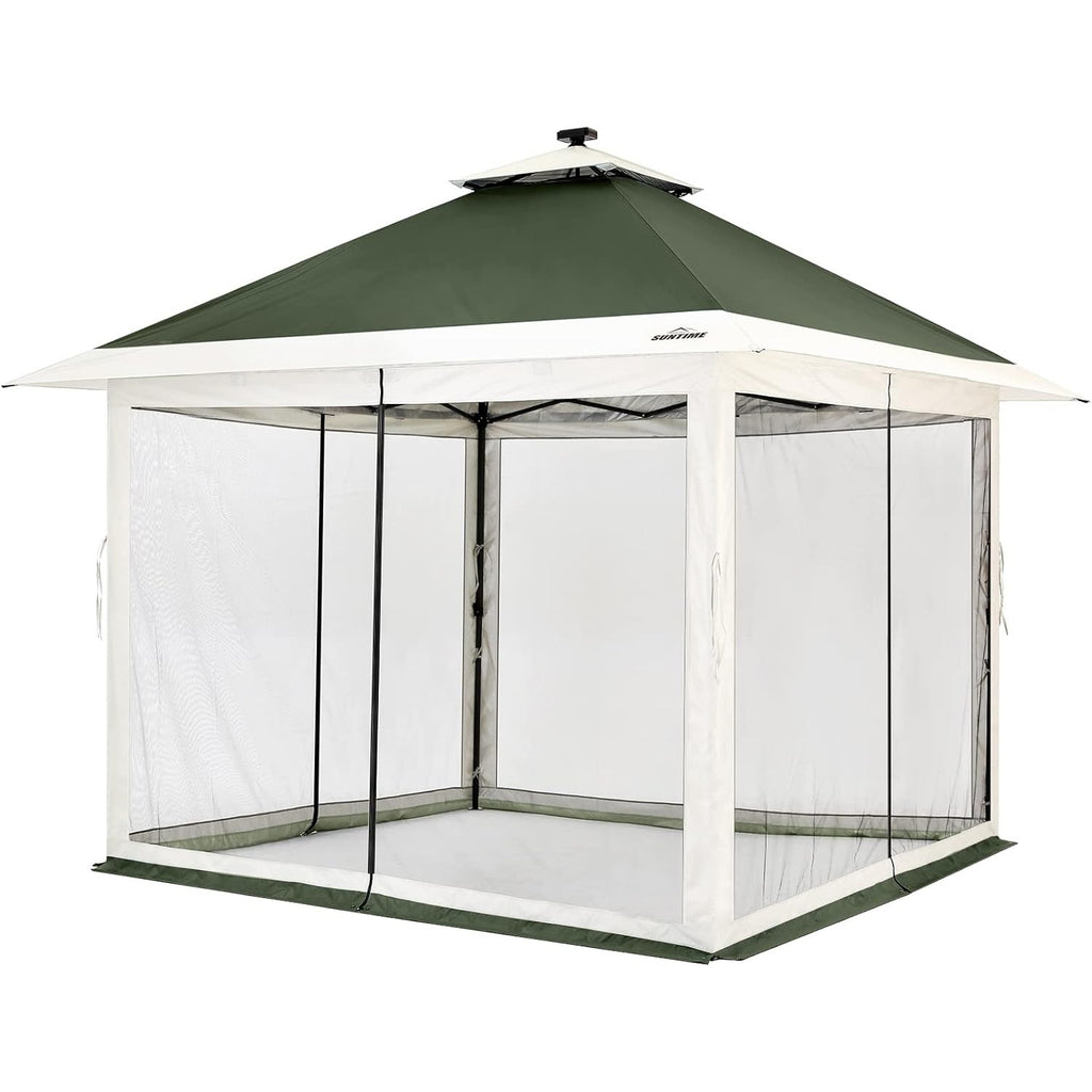 Suntime 12 x 12 Pop Up Gazebo with LED Lights