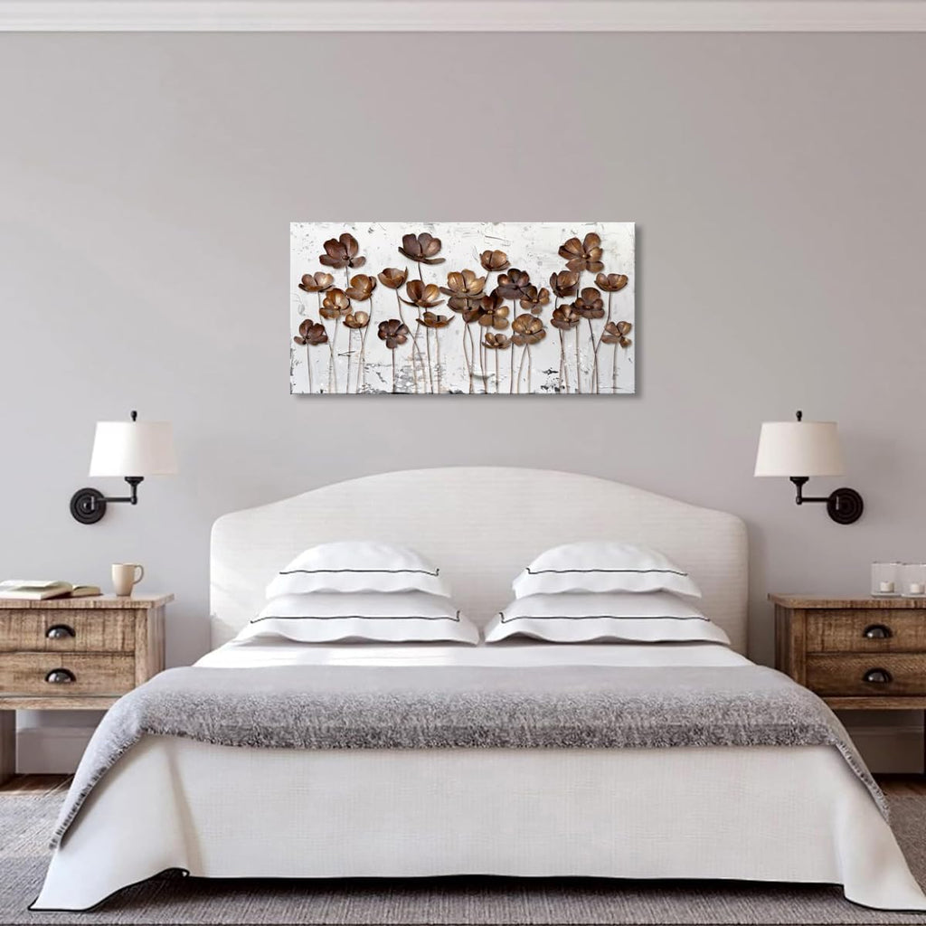 Abstract Flower Canvas Wall Art 20x40